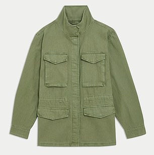 Cotton utility jacket, £49.50, marksandspencer.com