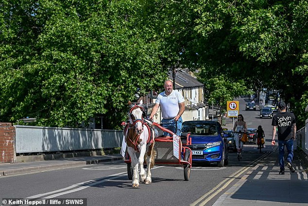 Adding that the now 'dying road' had simply become a 'rat run' for taxis, who are still permitted to cross the bridge, Mr Ball said: 'It's just snowballing. The taxis are using it as a cut-through and they're flying up and down there'