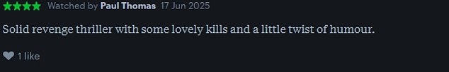 Fans have enjoyed the film over the years and many have left their verdicts online with some taking to Letterboxd