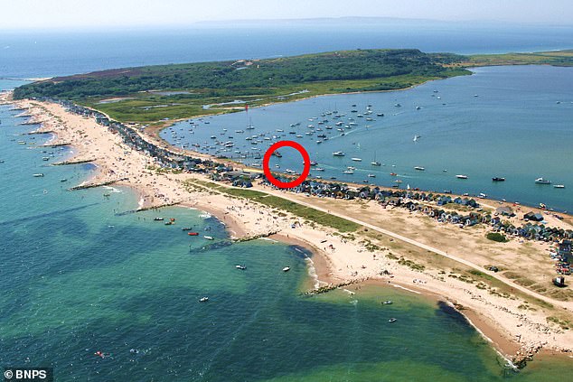 Circled in this image is where Mr Trickett had initially planned to moor the restaurant if he was granted licensing permission