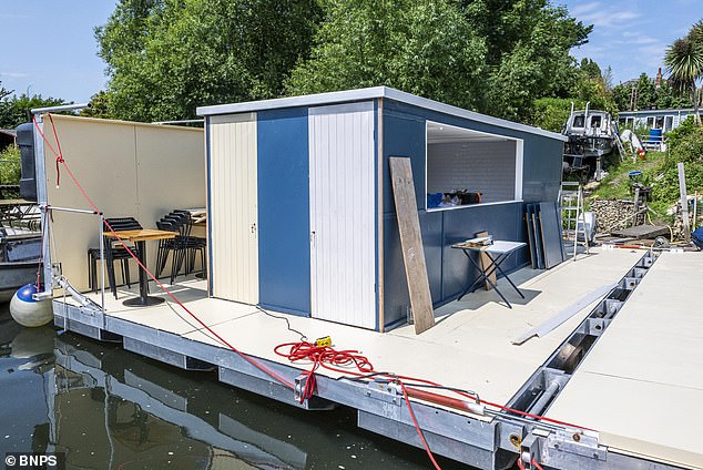 Mrs Longman cast doubt over the 'safety' of the 'floating pontoon with oil hot enough to do fish and chips for up to 70 people'