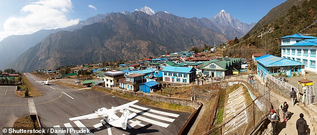 The most dangerous airport in the world is Lukla Airport ¿ also known as Tenzing-Hillary Airport ¿ in Nepal, a tiny airport nestled among the steep mountains of the Himalayas