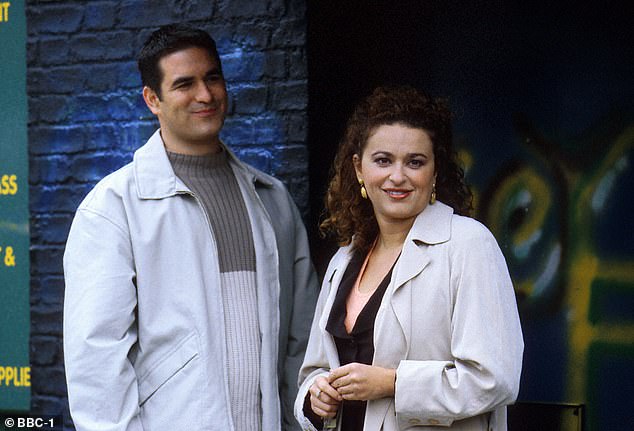 The actor dated Loose Women 's Nadia Sawalha while she was appearing on the BBC soap and they were also onscreen lovers