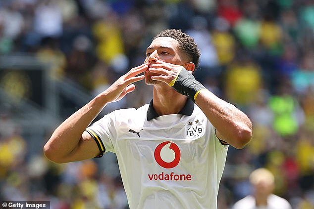 Bellingham scored his first Dortmund goal against Mamelodi Sundowns at the Club World Cup