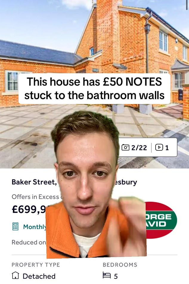 Taking to TikTok, @HousingHorrors had a peek at the extremely unusual choice of interior