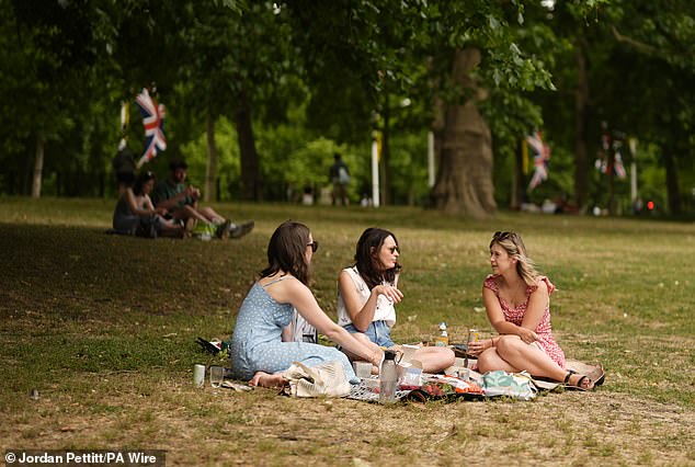 Following yesterday's high temperatures, today 'fresher' and 'breezy' conditions swept in after thunderstorms swept across parts of the country overnight, including north England and south-east Scotland as the UK still feels the effects of the latest heatwave