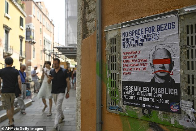 But Venice locals are unhappy about the three-day celebration, with many worried it will make overtourism even worse in a city already struggling