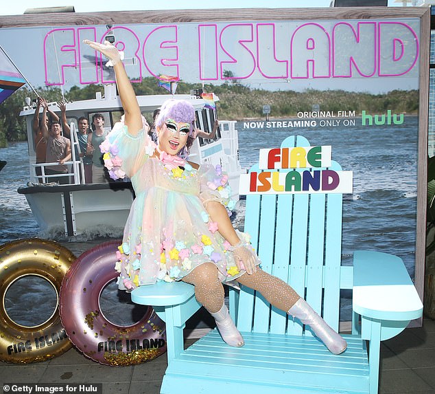 Sajura attends QNA x QASC x Send Noodz presents RICE PALACE celebrating the release of FIRE ISLAND in June 2022