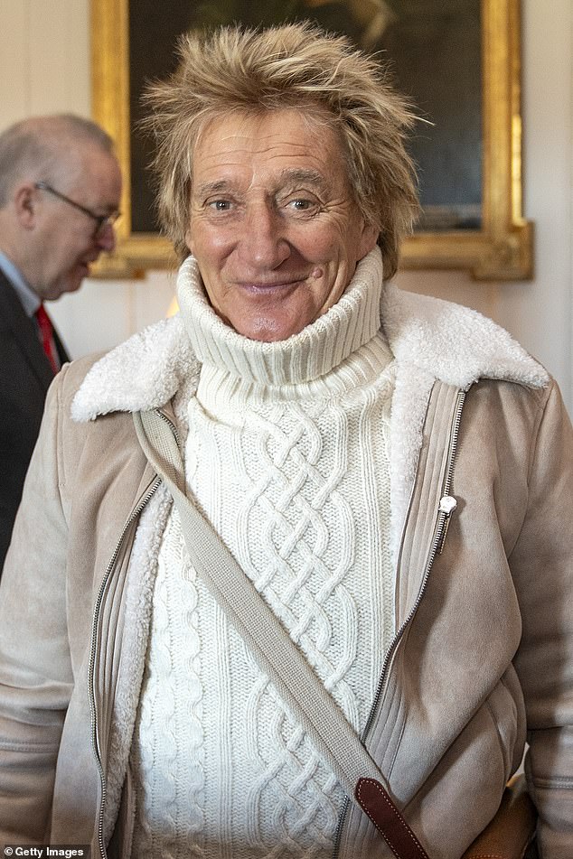 One of the featured that shaves decades off Sir Rod's appearance is his thick head of blonde locks
