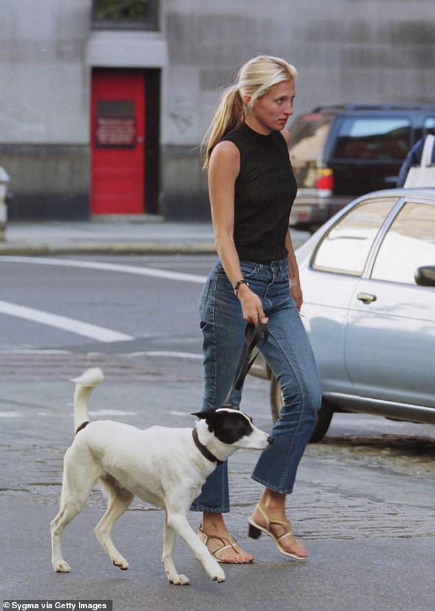 Pidgeon's hair is all wrong. It's thin and all one color — unlike CBK's mane, which was thick and full of highlights and low-lights — what her colorist Brad Johns, back in the '90s, infamously and all-too-often called 'buttery chunks.' (Pictured: Carolyn Bessette in New York Cityt)