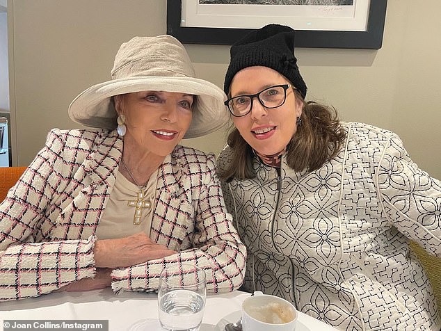 It comes after Dame Joan shared a rare picture of her daughter Katy as she celebrated her 53rd birthday as she paid tribute to he youngest child on Instagram