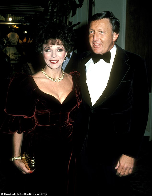 Dame Joan shares daughter Katy with her former husband Ron Kass (Seen together in 1982)