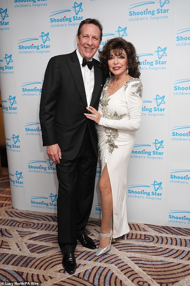 Joan has found the right man and even joked to Jonathan Ross in 2020 that her marriage to Percy had run as long as the previous four marriages combined (Seen in November)