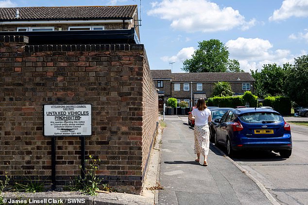 Vicky Pearson, 60, who has lived on North Road for 25 years has set up a petition calling for urgent action to stop her street being used as a 'parking lot for airport commuters'