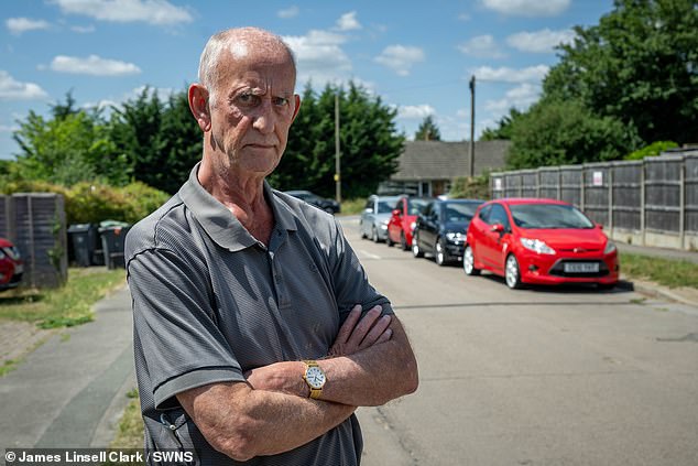 Retiree Bill (pictured) said one German man had stopped him and offered £700 to park on his drive while he went away