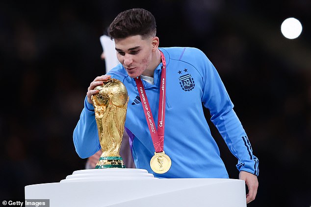 Alvarez had joined Man City squad less than six months earlier after a move from River Plate