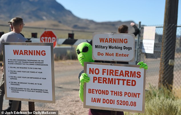America's best-known military test site has become a magnet for UFO and alien enthusiasts