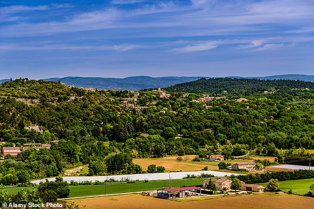 The attack plunged the tiny picturesque village of Goult (pictured) into shock