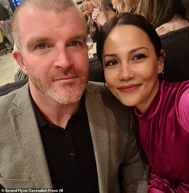 Gerard Flynn with new girlfriend Shelina Kurz who was cruelly branded 'scruffy' and 'trampy' by his ex-wife Susilla Mercer