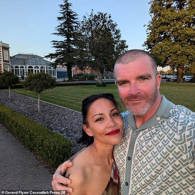 Gerard Flynn and his girlfriend Shelina Kurz (pictured) said the harassment by his estranged wife Susilla Mercer affected their mental health