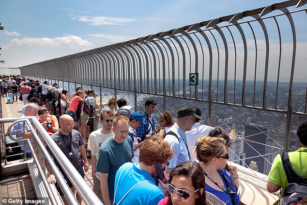 The building estimates that over 2.5 million guests come each year from all over the world to climb to the top of New York City 's most iconic emblem