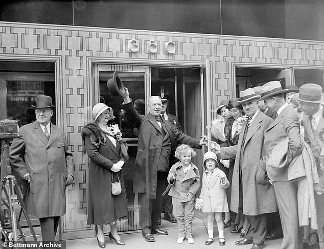 The building was originally constructed in 1931. Pictured the formal opening ceremony where President Herbert Hoover attended