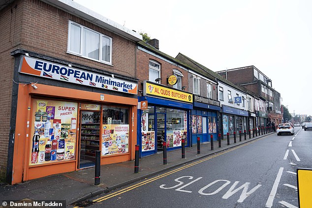 Coventry's recent history is that of Britain in microcosm. A street with shops representing multiple corners of the world is pictured