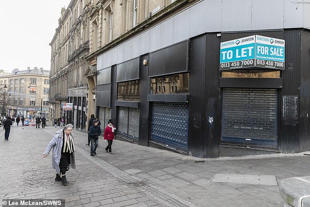 The main high street in Bradford, West Yorkshire. According to an annual study by property website Rightmove, the city is the second most miserable place to live in the UK