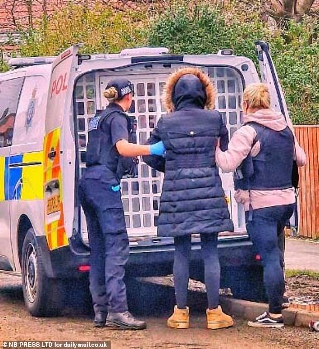 People being loaded into the back of police vans is a common occurrence in the town