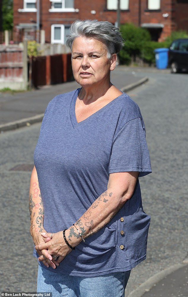 Child minder Anita Howarth, 58 (pictured), said: 'I will pay for him to get a new passport if it gets rid of him'