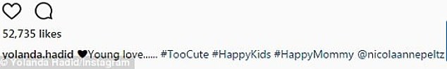 The Dutch native had posted several snaps of the PDA pair using hashtags like '#TooCute, #HappyKids, and #HappyMommy'