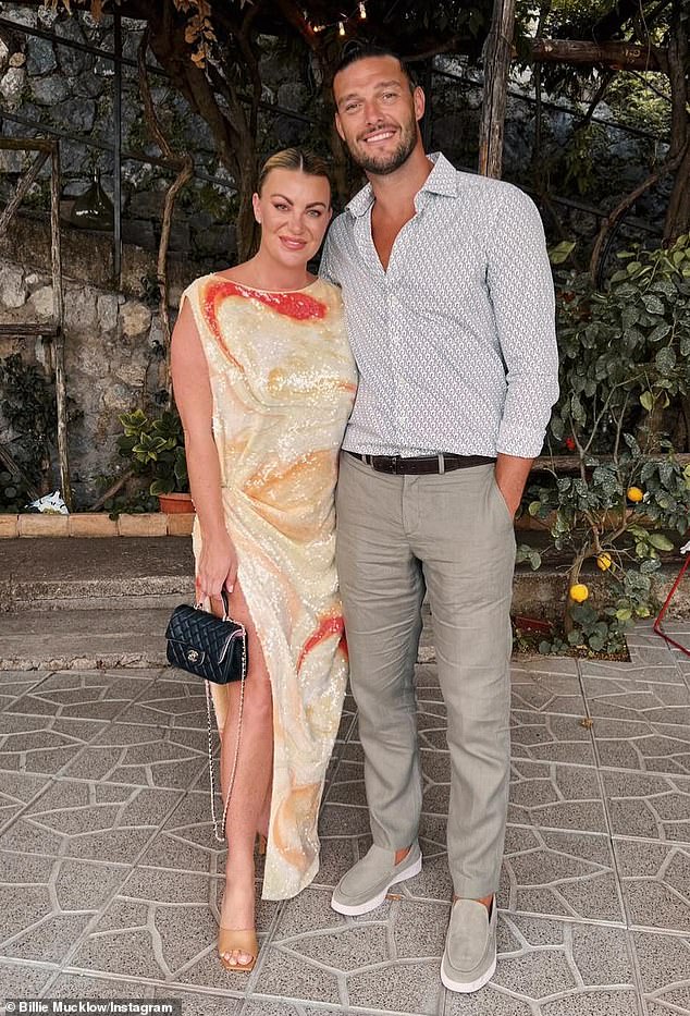 Meanwhile ex-Liverpool striker Andy, 36, and his former TOWIE star ex Billi, 37, were together for 11 years but confirmed their split last September (pictured 2023)