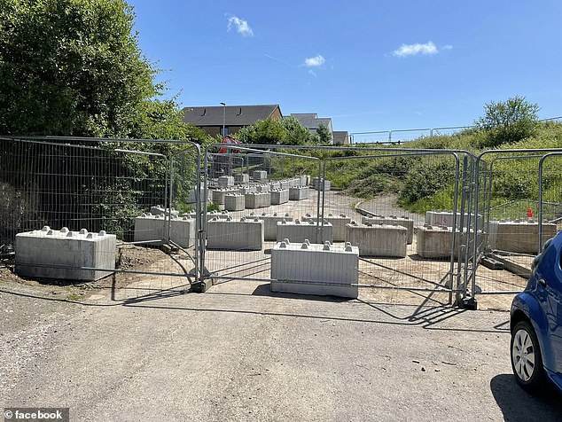 However, in a latest twist, the wall has been completely dismantled and a metal tall fence has also been erected
