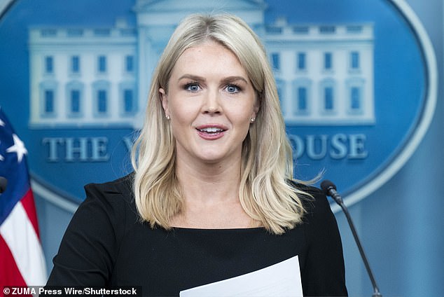 White House press secretary Karoline Leavitt on Thursday read a statement 'direct from the president' which cited a 'substantial chance of negotiations' between Iran and the West