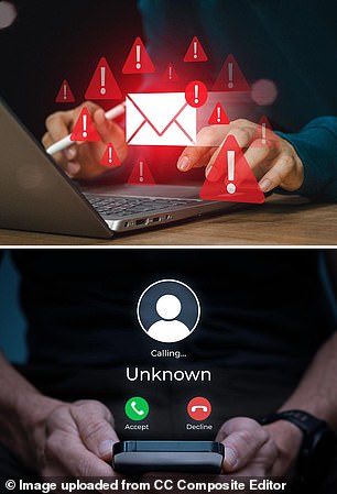 Stay alert: Be cautious of cold calls, emails, texts, or messages on social media
