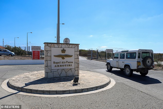 Among the facilities that is believed to have ramped its security is RAF Akrotiri in Cyprus