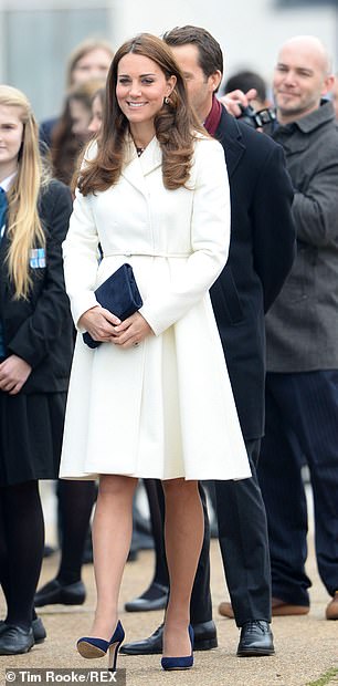 Kate had previously worn the same design at the Ben Ainslie Racing in Portsmouth in 2015