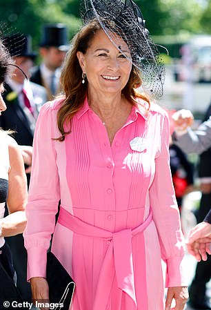 Carole borrowed the same frock for Royal Ascot 2022