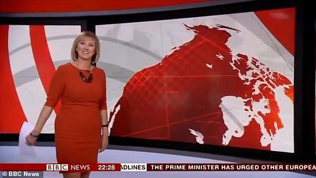 Martine has made viewers smile on a number of occasions when she rushed on camera