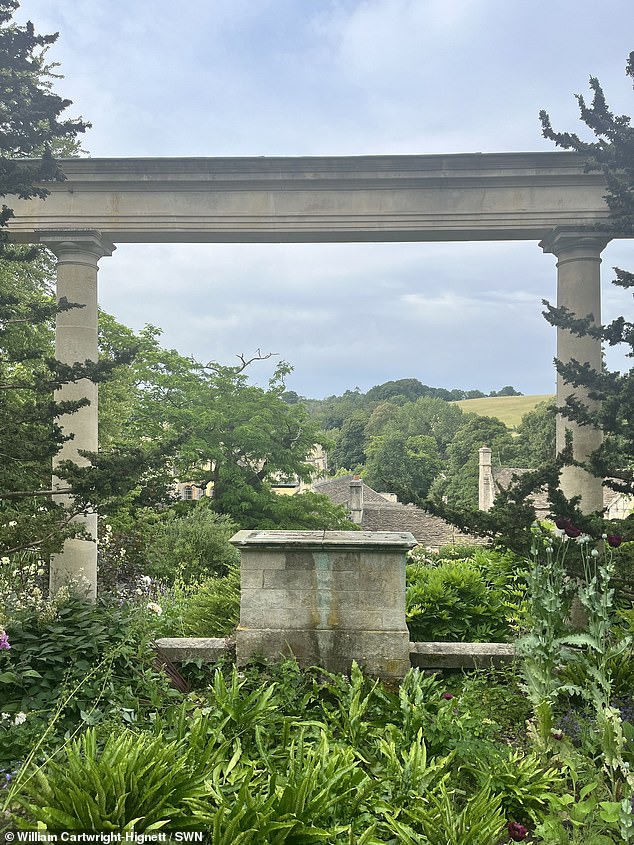 This is where the bronze statue of She-Wolf with Romulus and Remus stood tall before it was taken