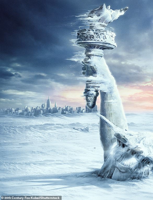 In the 2004 film ¿The Day After Tomorrow,¿ New York City¿s temperature dramatically dropped to a point that a deep freeze appeared within a day. Scientists say the film plays up the shift, which would take decades to see, but note temperatures would dramatically decrease along the eastern US coast