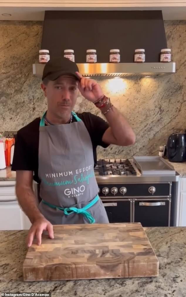 Home is where the heart is: After making the shock decision to quit his ITV travel show, Gino D'Acampo will have plenty more time to stay at home