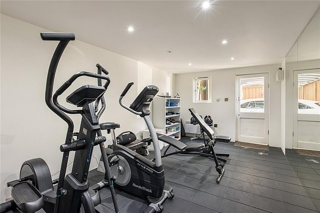 There is also a garden studio currently used as a cinema room and a gym
