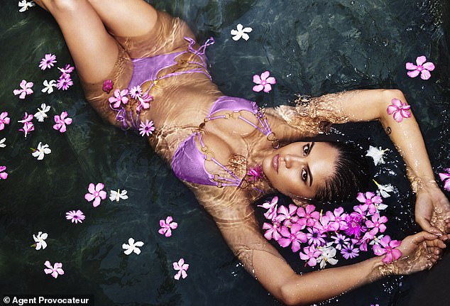 Kim's connection to Agent Provocateur is both personal and generational, with the star saying: 'I'm so honoured to be part of this. Agent Provocateur has always been in my life'