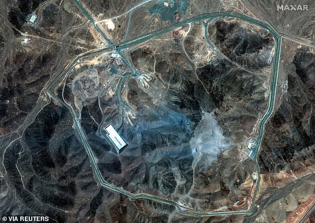 Fordow, Iran's nuclear facility, pictured after the US bombed it on June 22