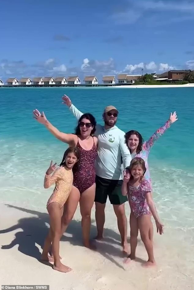 They took a break from travelling to enjoy some time on the beach