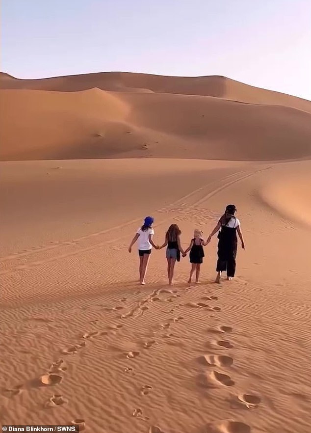 They've experienced many different places during their world travels, including the desert