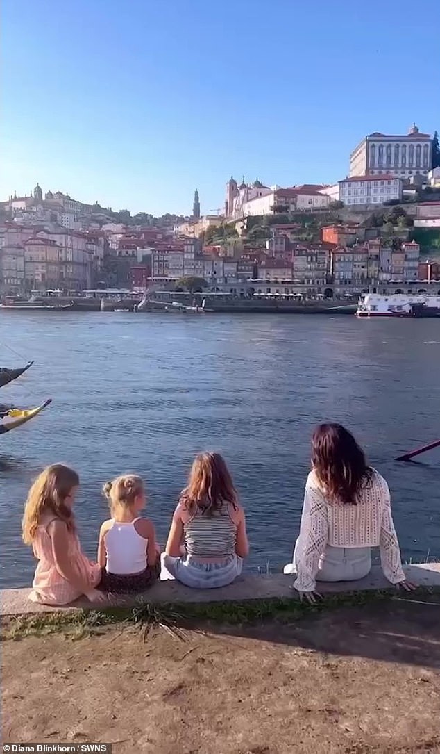 Diana and Lucile, Edith and Hazel are enjoying some downtime on a marina