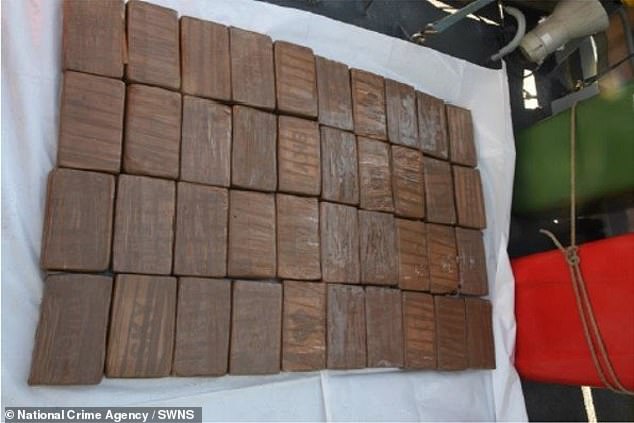 Six large containers containing around 230kg of 'high-purity cocaine' were recovered from the ocean