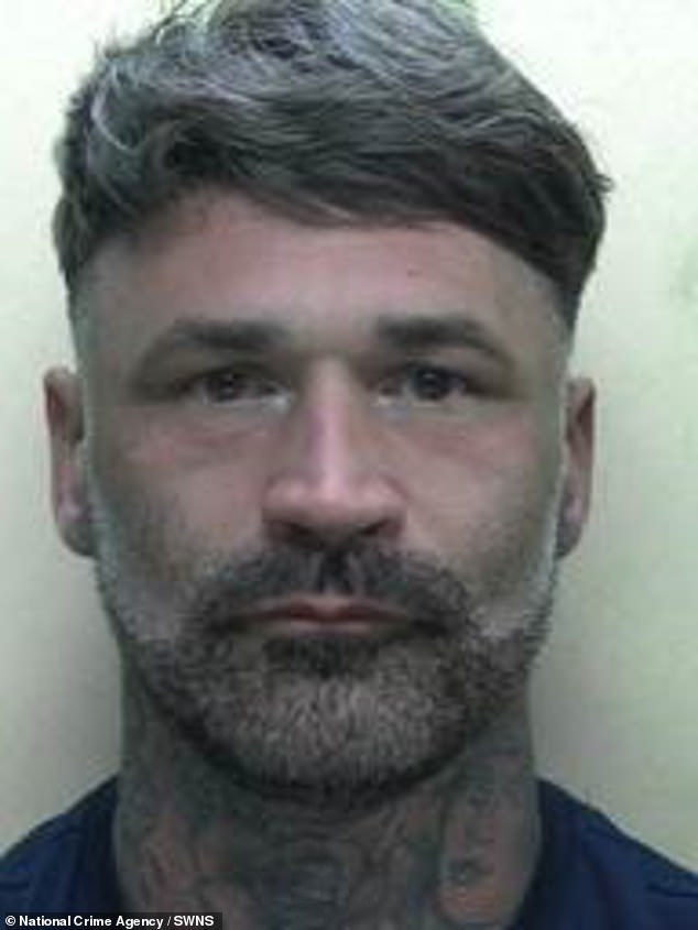 Pictured: Scott Johnston, 38, one of the three men onboard the RHIB that has been convicted of importing Class A drugs
